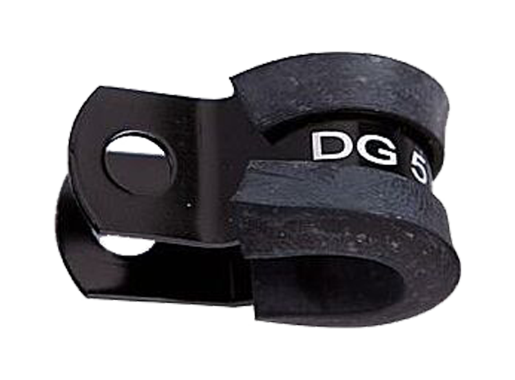 Cushioned P-clamps