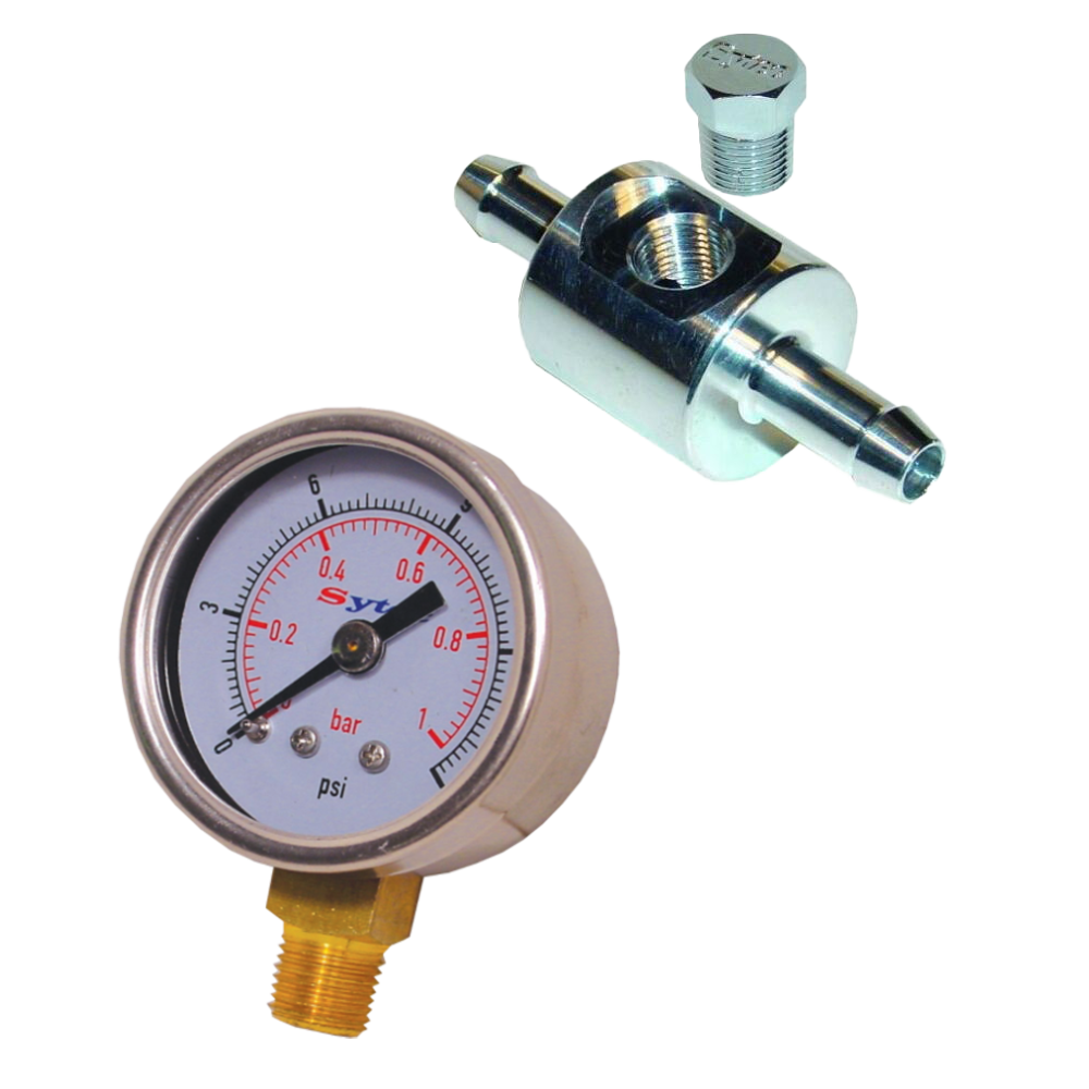 Fuel pressure gauges and adapters