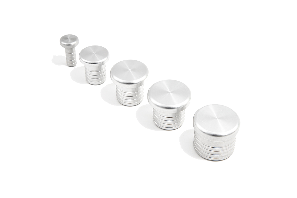 Aluminium Blinddoppen