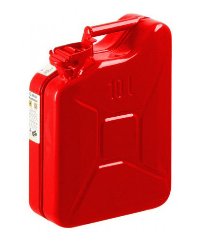 Jerrycan Rood Staal 10