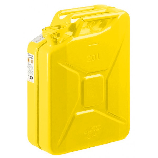 Converteren telescoop Spelen met Jerrycan Geel Staal 20 Liter