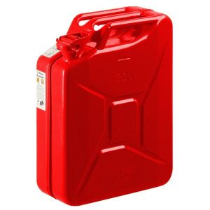 Jerrycan Rood Staal 20 Liter