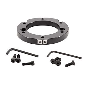 B-G Racing - STEERING WHEEL 15mm ECCENTRIC SPACER 6x70 PCD - 10mm OFFSET (with screws)