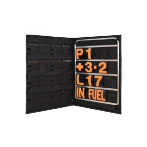 STANDARD ALUMINIUM PIT BOARD KIT- ORANGE NUMBERS & BAG