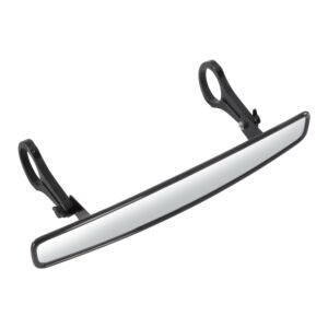 B-G Racing - 17" WIDE ANGLE REAR VIEW MIRROR WITH 2" BRACKETS