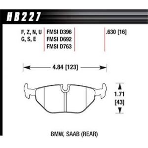 Hawk HT-10 BMW Compact  Rear