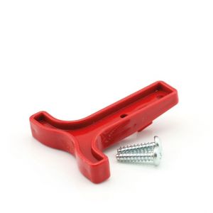 Battery plug handle plastic red for 50 AMP plugs