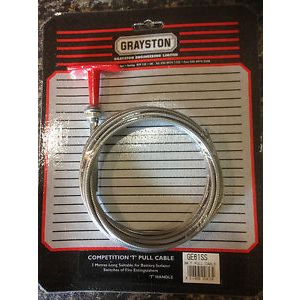 Grayston Competition T Pull Cable - RVS - 3,0 meter