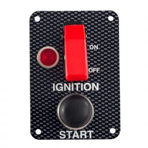 Graysyon - Starter panel push button & light Carbon 