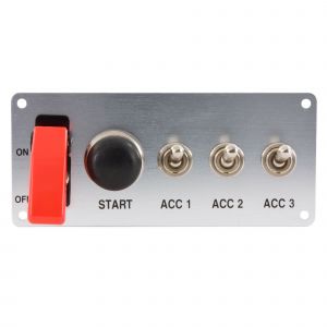 Grayston - Starter panel push button & 3 accessory switches 