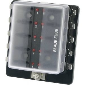 LTEC Automotive fuse holder with status indication (for blade fuse std 30 A 32)