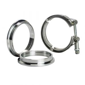 LTEC STAINLESS STEEL V-BAND CLAMP SET 2.5 INCH (63.5mm)