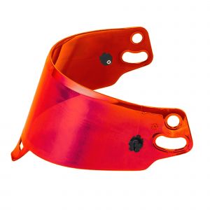 Sparco visor for RF / KF Helmet clear Red