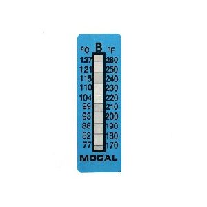 Mocal temperatuurstrip 77-127 graden Celcius