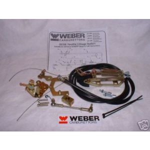  Weber DCOE twin cable linkage set top mount