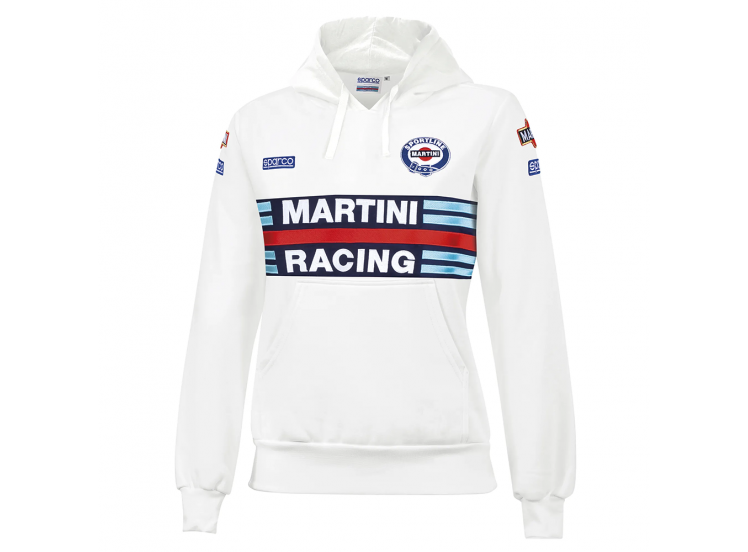 Sparco Hoodie Martini-Racing Large White