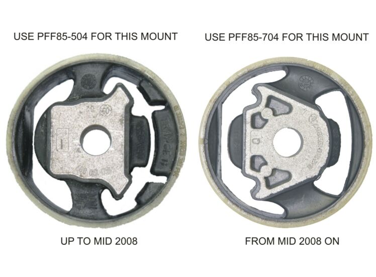 Lower Engine Mount Insert Large Track