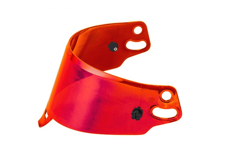 Sparco visor for RF / KF Helmet clear Red