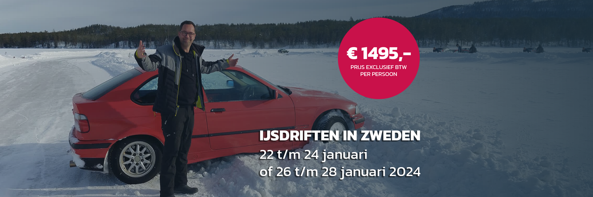 Ijsdrift event 2024 Zweden